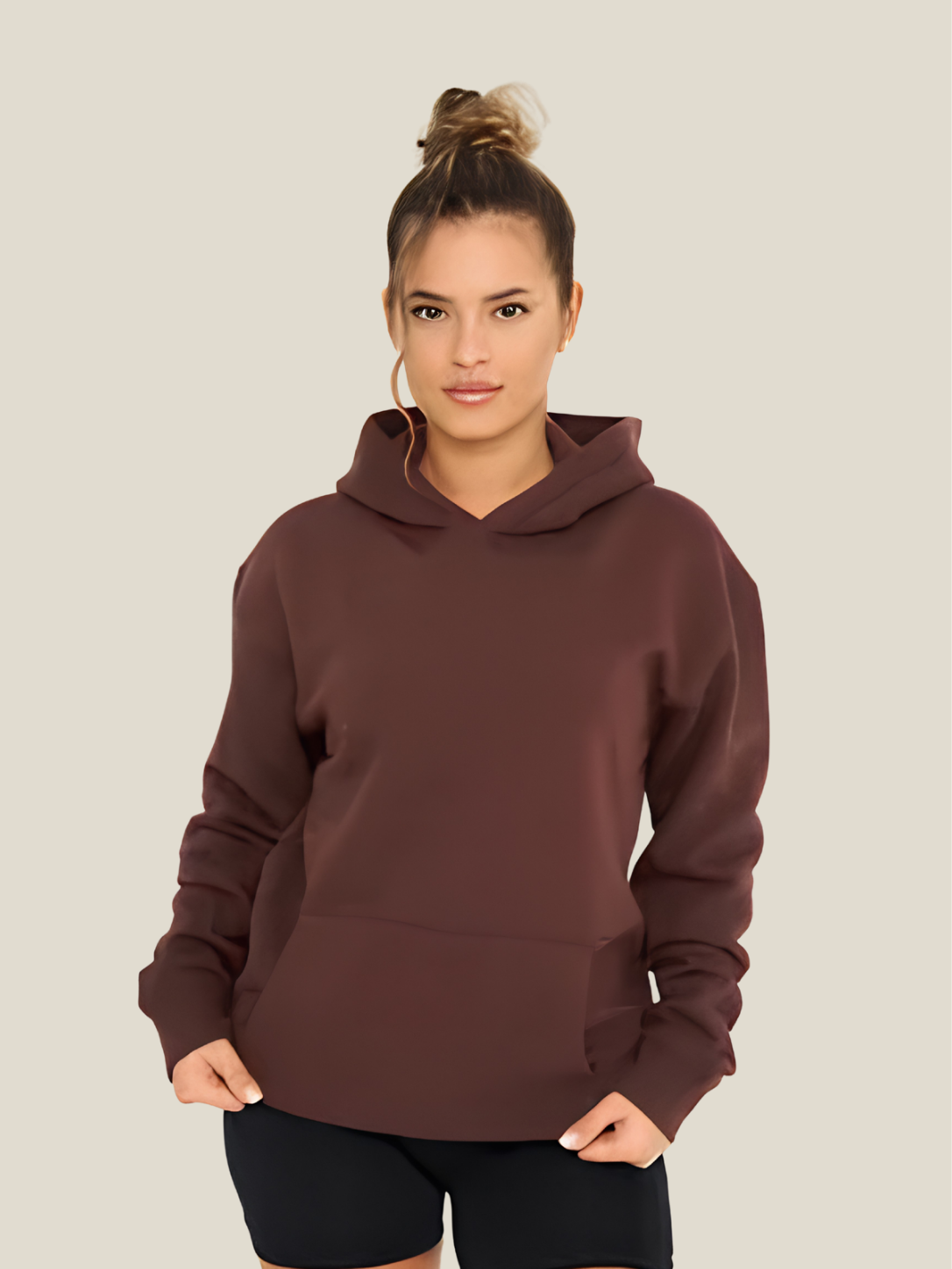 wide leg jogginghose — HOversize Hoodie Damen Cropped Fit, Weicher Scuba-Stoff mit Kapuze