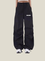 Damen-Fallschirmhose aus gewebtem Nylon