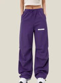 Damen-Fallschirmhose aus gewebtem Nylon