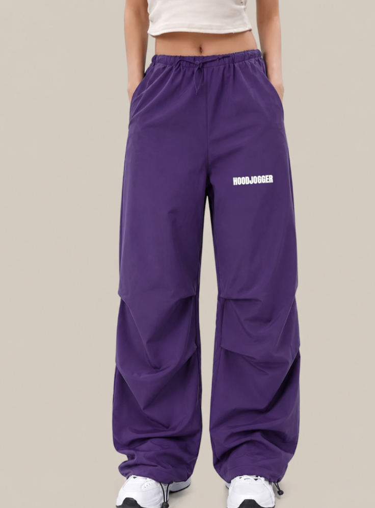 Damen-Fallschirmhose aus gewebtem Nylon