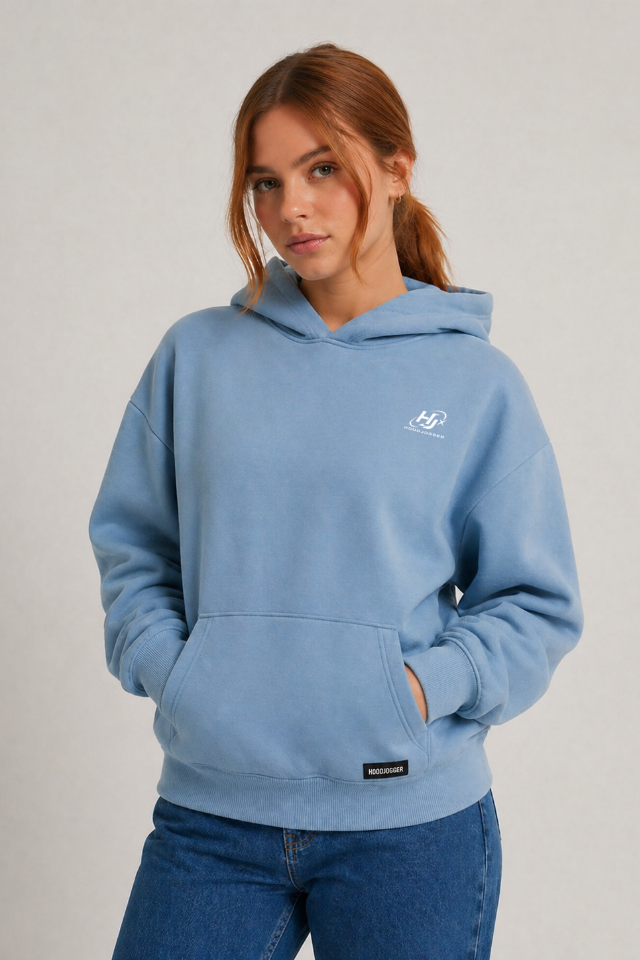 Damen Oversized Hoodie Front HOODJOGGER