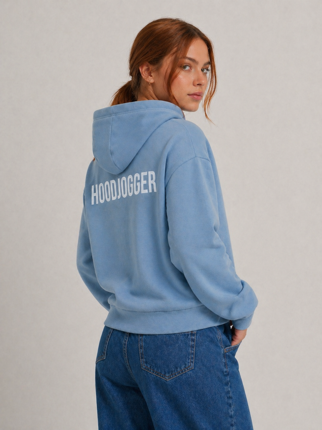 Damen Oversized Hoodie Seitenansicht HOODJOGGER