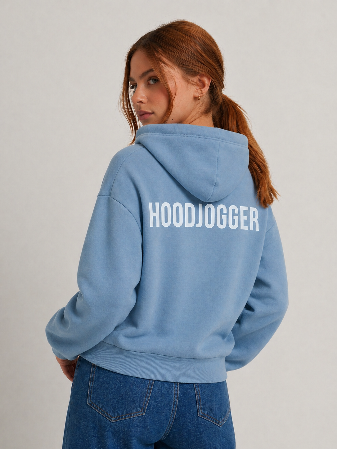 Rückansicht Damen Oversized Hoodie HOODJOGGER