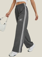 Detailansicht hochwertiges Material Damen Trainingshose HOODJOGGER