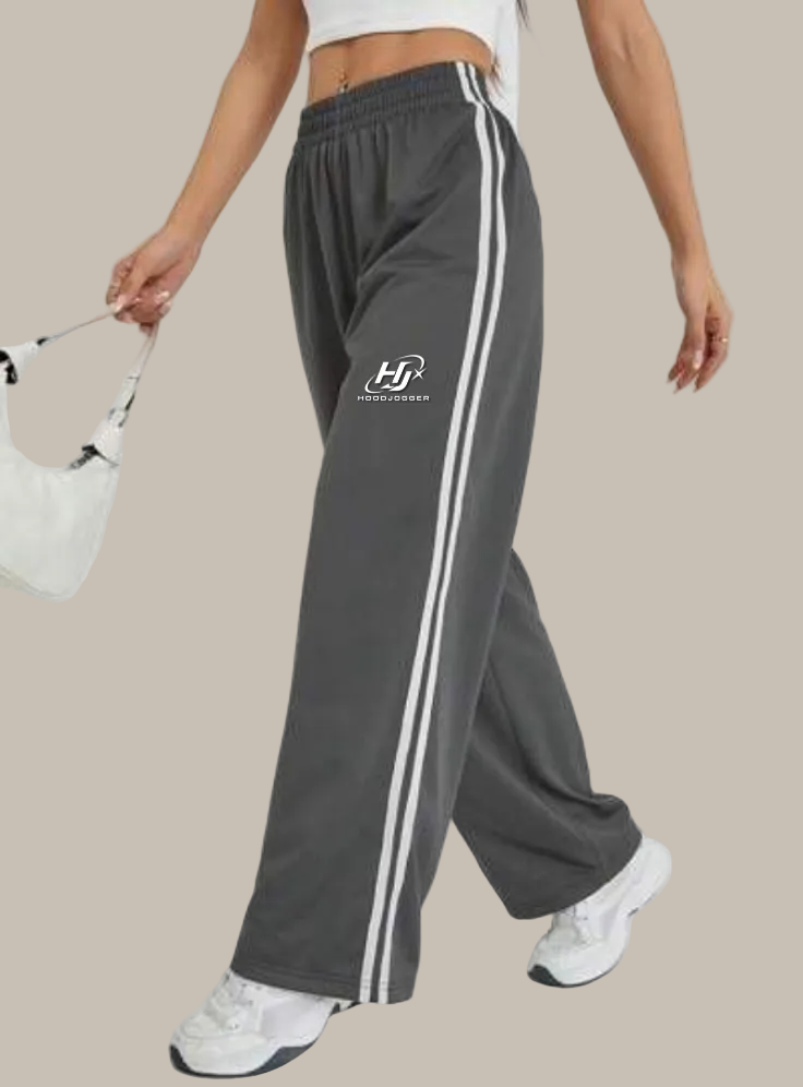 Detailansicht hochwertiges Material Damen Trainingshose HOODJOGGER