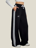 Damen Trainingshose Wide Leg Frontansicht HOODJOGGER