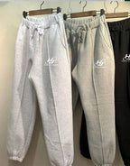 Detailansicht Material Damen Wide Leg Sweatpants HOODJOGGER