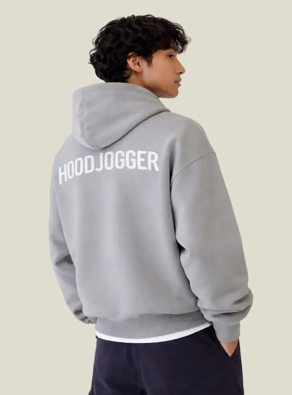 Rückansicht Herren Oversized Hoodie HOODJOGGER