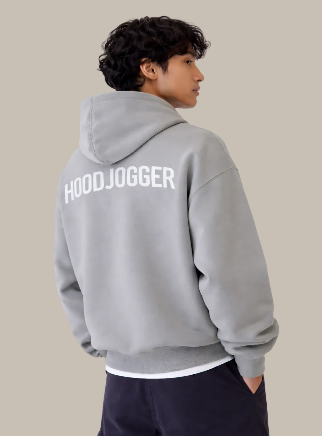 Rückansicht Herren Oversized Hoodie HOODJOGGER