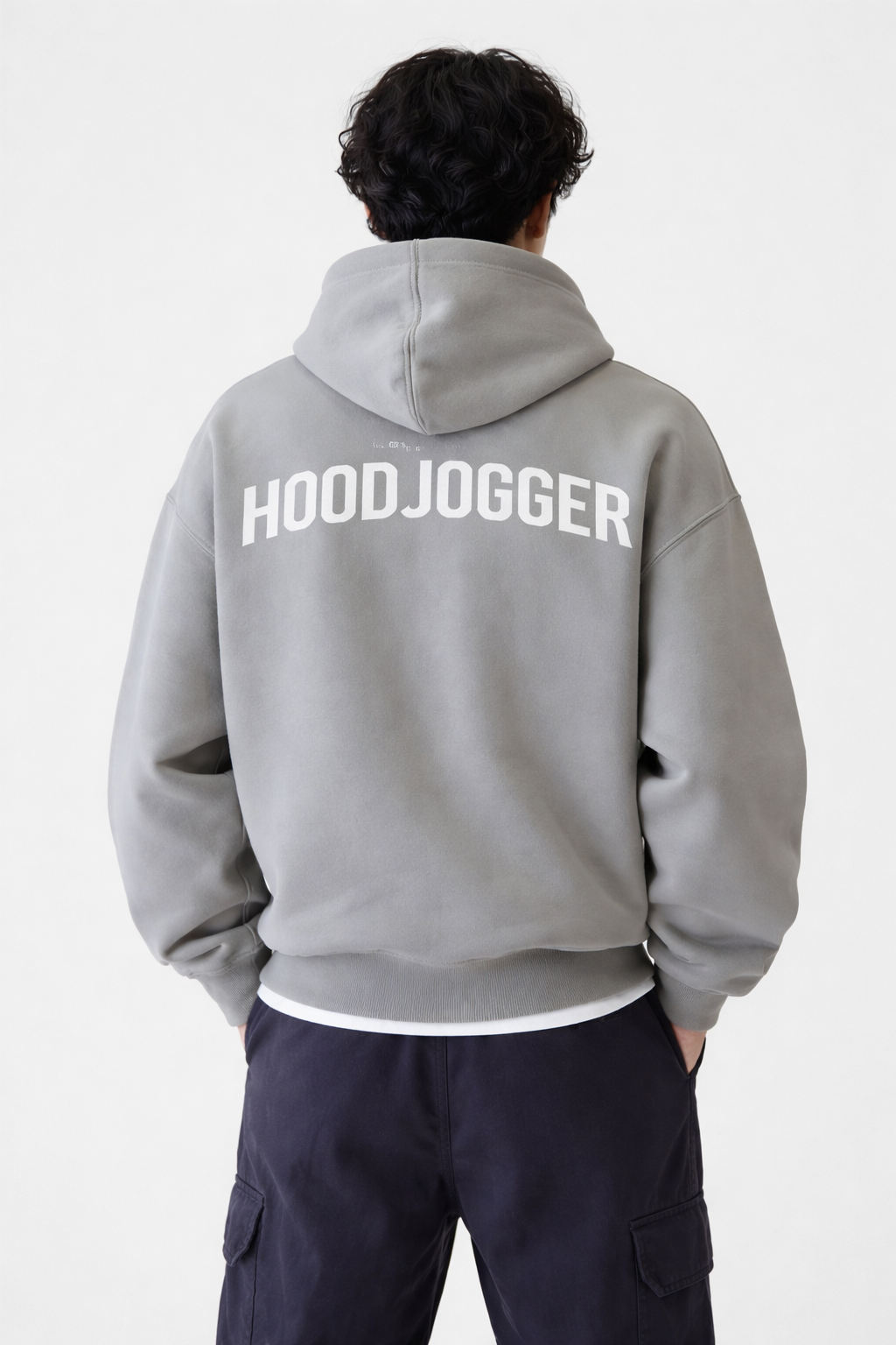 Seitenansicht Herren Oversized Hoodie HOODJOGGER