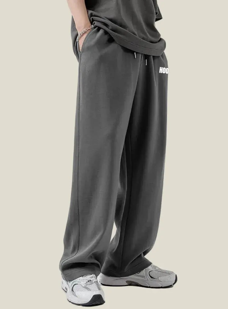 Herren Weite Jogginghose Front HOODJOGGER