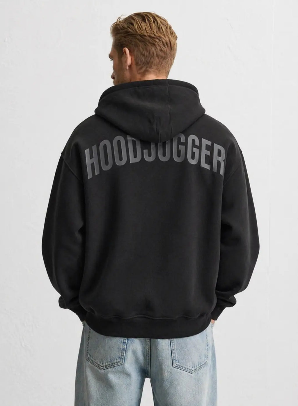 Rückansicht Herren Zip Up Hoodie HOODJOGGER