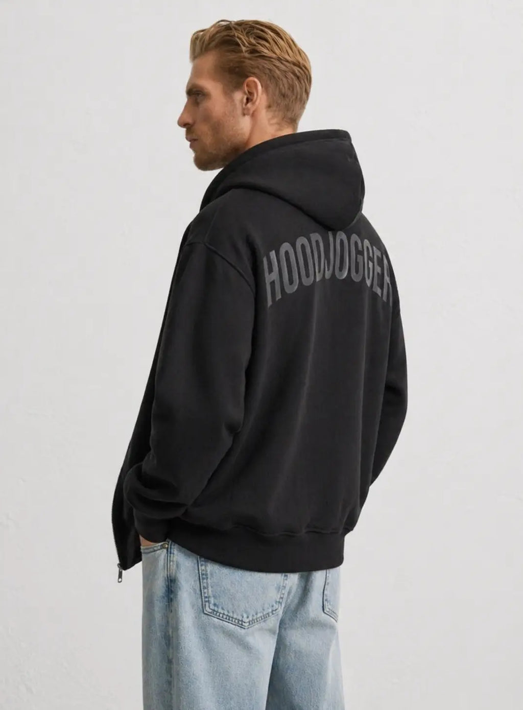 Seitenansicht Herren Zip Up Hoodie HOODJOGGER