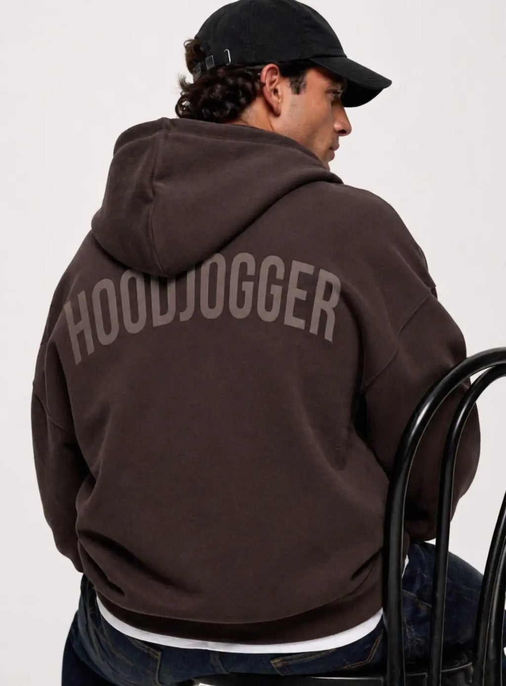 Rückansicht Oversized Hoodie Herren HOODJOGGER