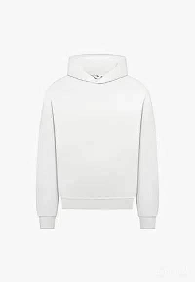 Oversize Hoodie Damen Cropped Fit, Weicher Scuba-Stoff mit Kapuze